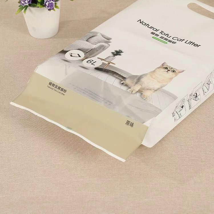 Hibags Empty Tofu Cat Litter Sand Polyethylene PE Bag Cat Litter Automatic 10 Kg 20kg