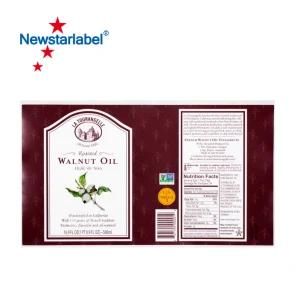 Custom Waterproof Strong Food Label Adhesive Label