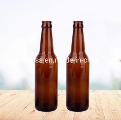 Amber Glass Bottle 330ml with Crown Cap
