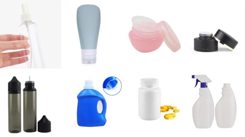 Customized Round Lotion Bottles for Skin Care Products Airless Pump Bottle