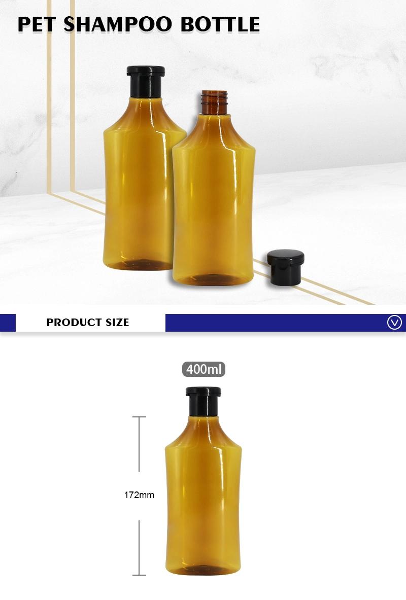 Best-Selling 400ml Ginger Empty Hair Color Shampoo Bottle with Flip Cap