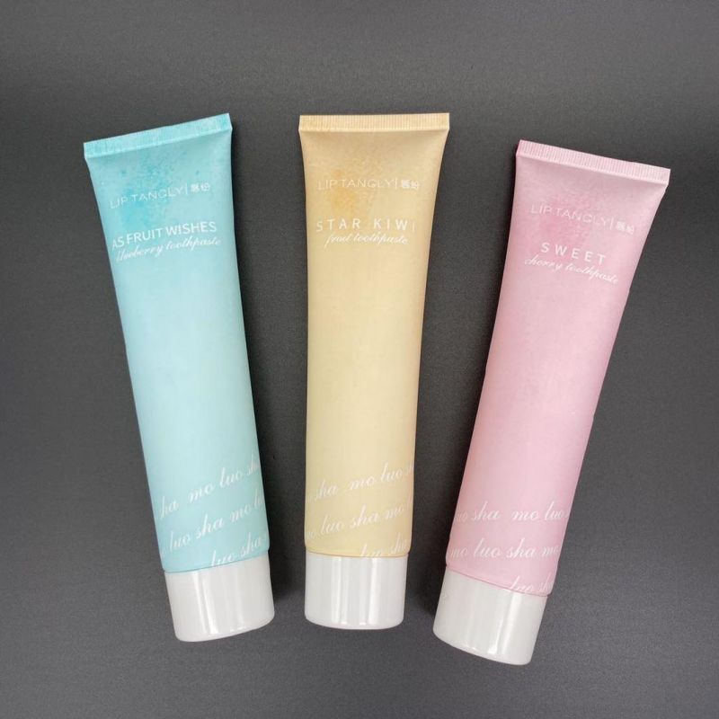 Cosmetic Packaging Tube with Label for Facial Cream Cleanser