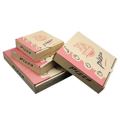 7/8/9/10/11/12 Inch OEM Factory Eco Friendly Paper Corrugated Pizza Box