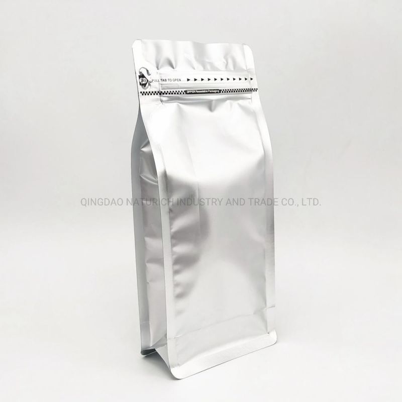 Matt Gold Coffee Bag 454G 1lb PLA Coffee Bag with Valve