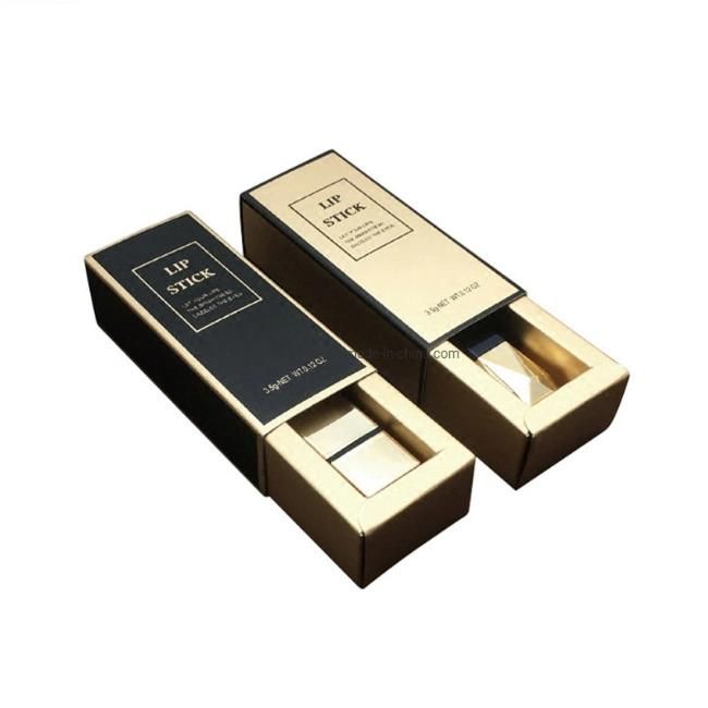 Wholesale Gold Paper Luxury Cosmetic, Lipstick Box Custom Nail Polish Box