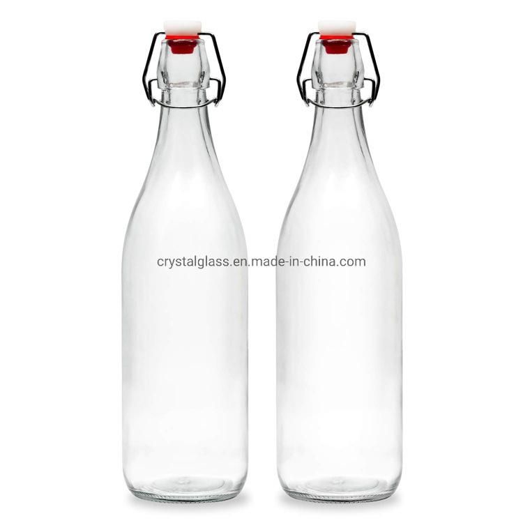 100ml 250ml 500ml 750ml Swing Top Glass Beverage Bottle for Kombucha Tea