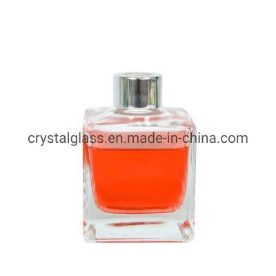 Customized Spraying Black 150ml Aroma Glass Reed Diffuser Perfume Bottles with Screw Top