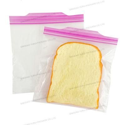 Food Storage Grip Seal Leakproof Sandwich Reusable Freezer Ziplock Bag