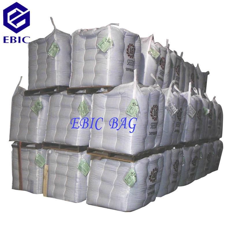 1000kgs-1500kgs Baffle Cubic Sand Sling Ton Jumbo Bulk FIBC Q Ventilated Firewood Fertilizer Cement PP Packing Plastic Big Bag Super Sack