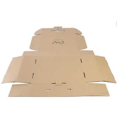 Customized Brown Paper Clothing Packaging Box