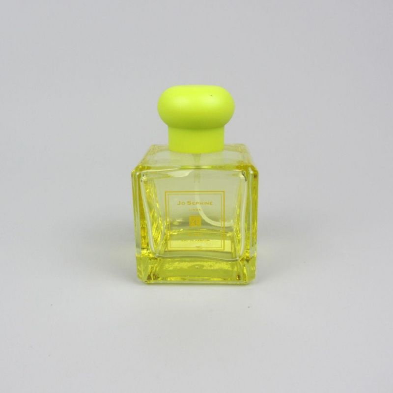 50ml Empty Square Glass Perfume Spray Bottle