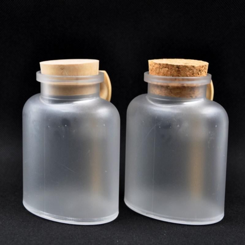 200g Oval ABS Plastic Bath Salt Bottle