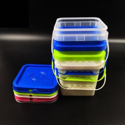 Durable Food-Grade High-Quality Square Plastic Bucket