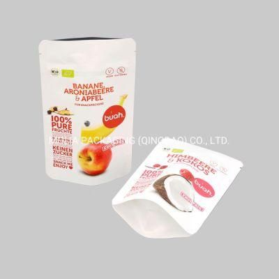 Custom Resealable Ziplok Snacks Packaging Stand up Pouch Composite Packing Bag