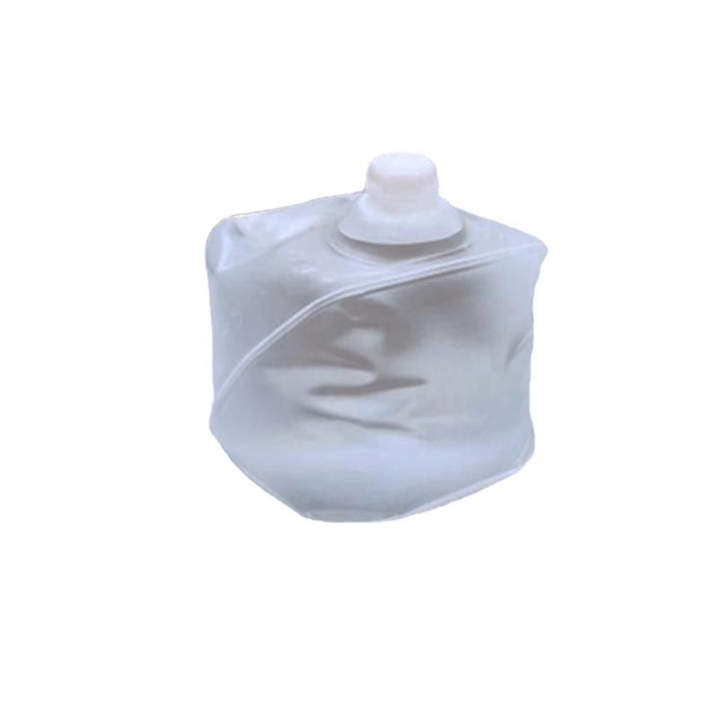 Medical Packaging Soft Frosted Plastic Bucket 5L Ultrasonic Gel Storage Cubitainer