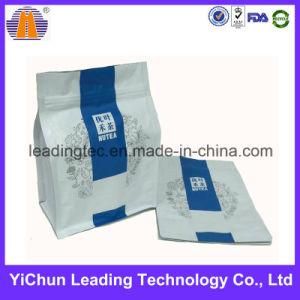 Tea Packing Plastic Flat Bottom Ziplock Bag