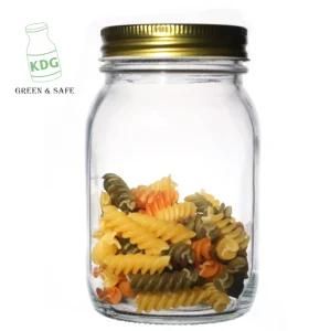 150ml 500ml 1000ml Transparent Mason Food Packing Container Customize Glass Jars Suppliers