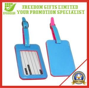 Customized Fashion Leather Luggage Tag (FREEDOM-LT003)