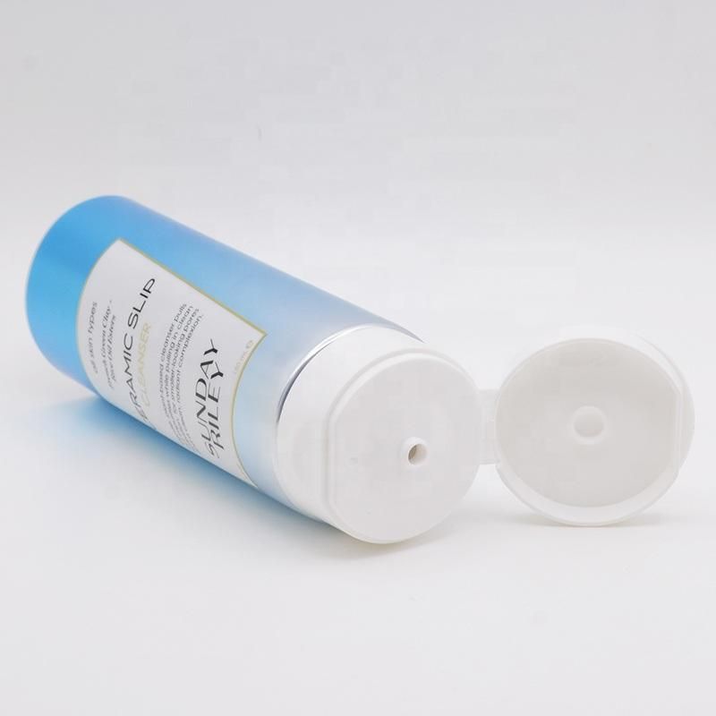 Skin Cleanser Tube Polyfoil Tube with Korean Flip Cap