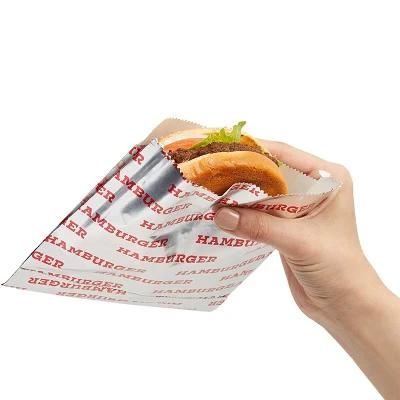 Kebab Papers Foil Packag Burger Laminated Paper Sachet Bag