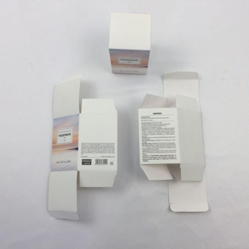 Wholesale Custom Artpaper Printing Cosmetic Color Box for Skin Care Packaging