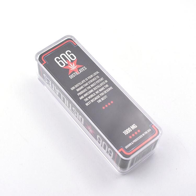 High Quality 510 Vape Cartridge Plastic Packaging Box