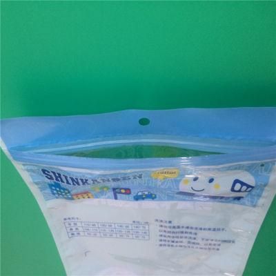 Low Price Wholesale Heat Sealed Plastic Compound Children T Shirt Package Bag with Zipper