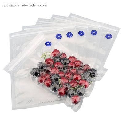 Customized Size BPA-Free Zipper Bag with Air Valve for Handheld Vacuum Sealer