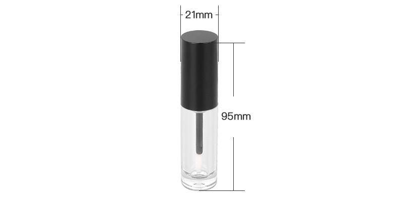 High-Grade Cosmetic Round Packaging Lip Gloss Lipsticks Tube for Makeup Case