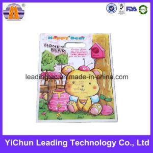 Customized Printed Cartoon Shopping Gift Packaging Plastic PE Handle Bag