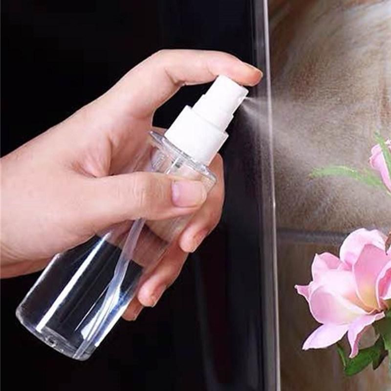 in Stock 100ml Pet Plastic Medical Alcohol Disinfectant Spray Bottle