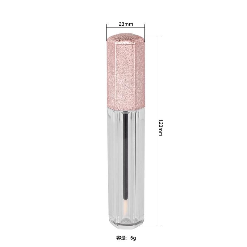 Wholesale Lip Gloss Tubes Custom Logo Light Pink Liptint Container Cosmetic Packaging Lip Gloss Tubes with Packaging