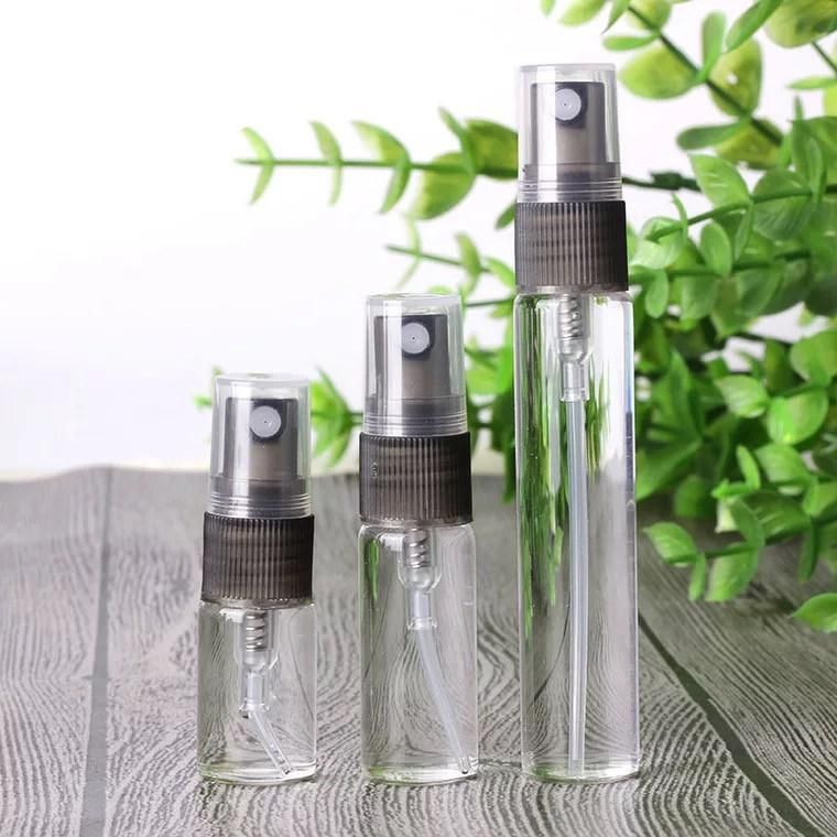 High Quality 3ml 5ml 10ml Portable Travel Transparent Perfume Atomizer Hydrating Empty Spray Bottle Makeup Tools