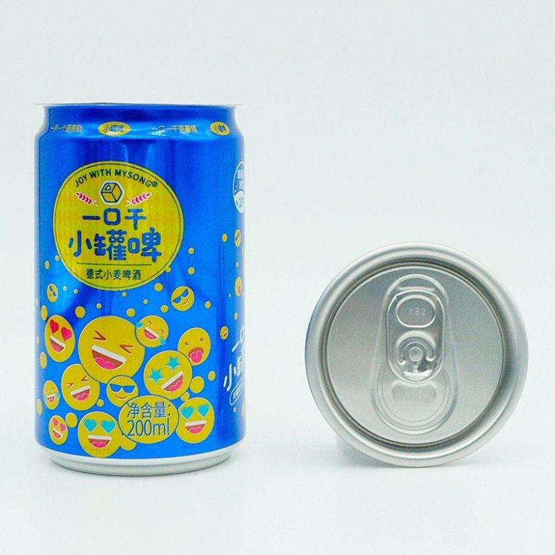 Slim 185ml Beer Cans with 200 Lids