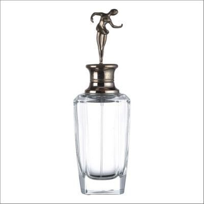 100ml Glass Bottle Ladies Perfume Bottles and Dancing Shaped Covers