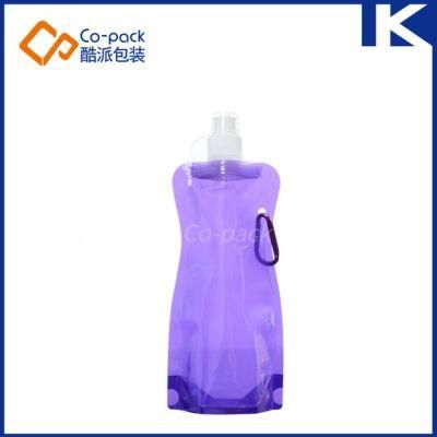 Stand up Spout Pouch with Hook for Beverage Packaging