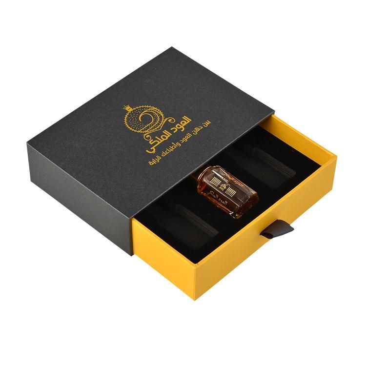 Custom Luxury Cosmetic Perfume Drawer Gift Paper Box Cardboard Packaging Box