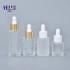 High Standard Durable OEM/ODM Clear Matte Oil Dropper Glass Bottle