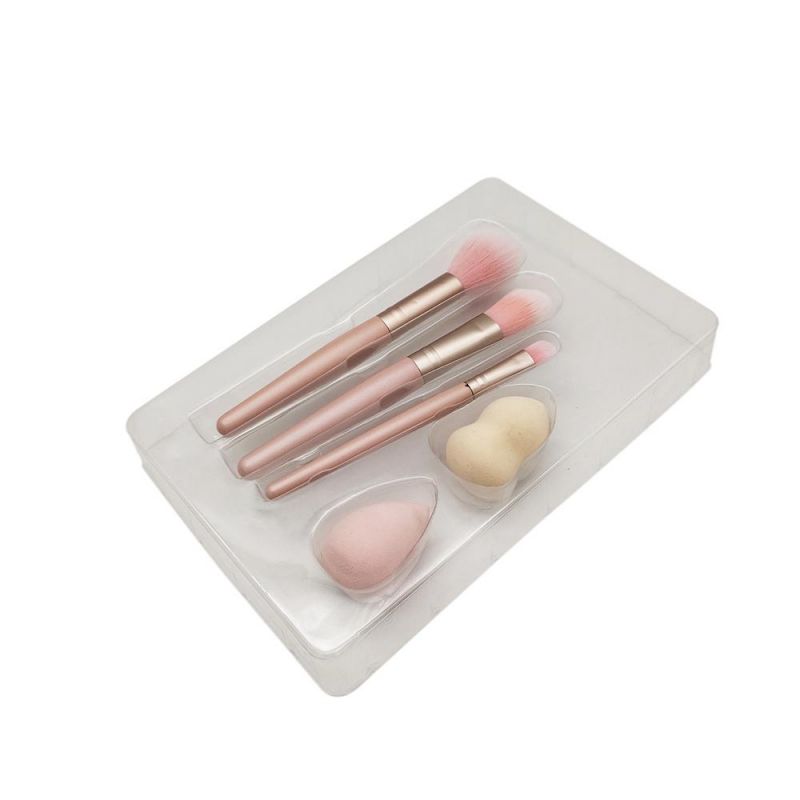 Transparent Plastic Insert Makeup Brush Blister Tray