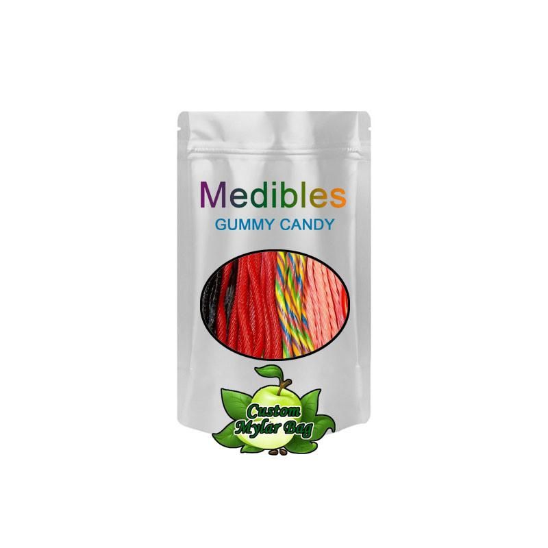 Mylar Bag Custom Medible Gummies Packing Bags Gummy Candy Bag