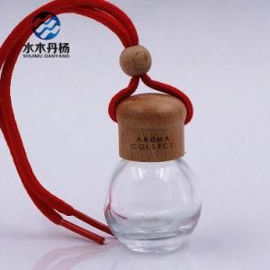 Car Handing Air Freshener Diffuser Bottle with Wooden Cap