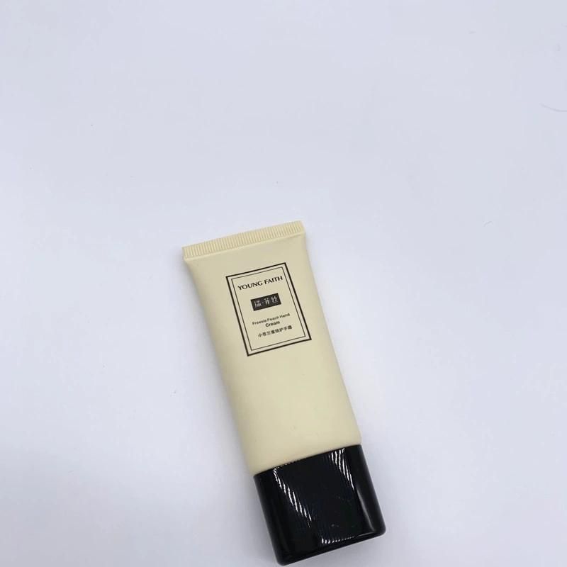 Lotion Plastic Cosmetic Container Squeeze Tube Packaging with Screw Cover