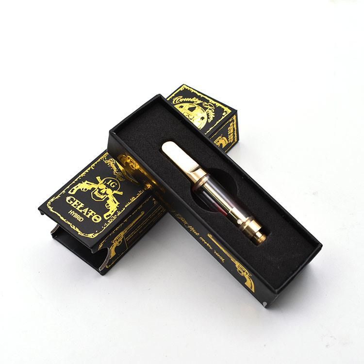 Luxury Child Resistant Oil Cartridge Vape Packaging with Custom Design