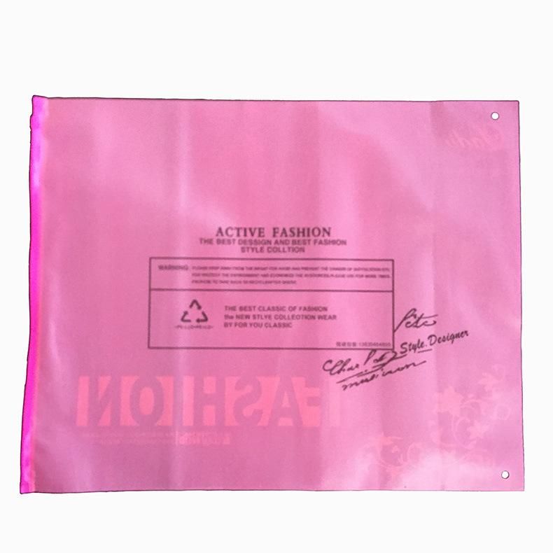 Logo Ziplock Seal CPE PE Clothing Packaging Bag Poly Bag Plastic Bags Custom Printed