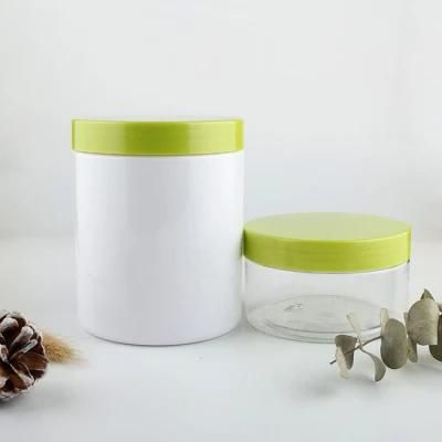 Plastic Cosmetic Cream Jar with Plastic Caps