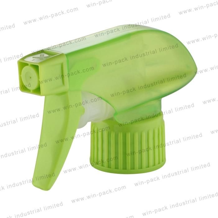 Spray Bottle All Plastic Sprayer Trigger in Green 28/410