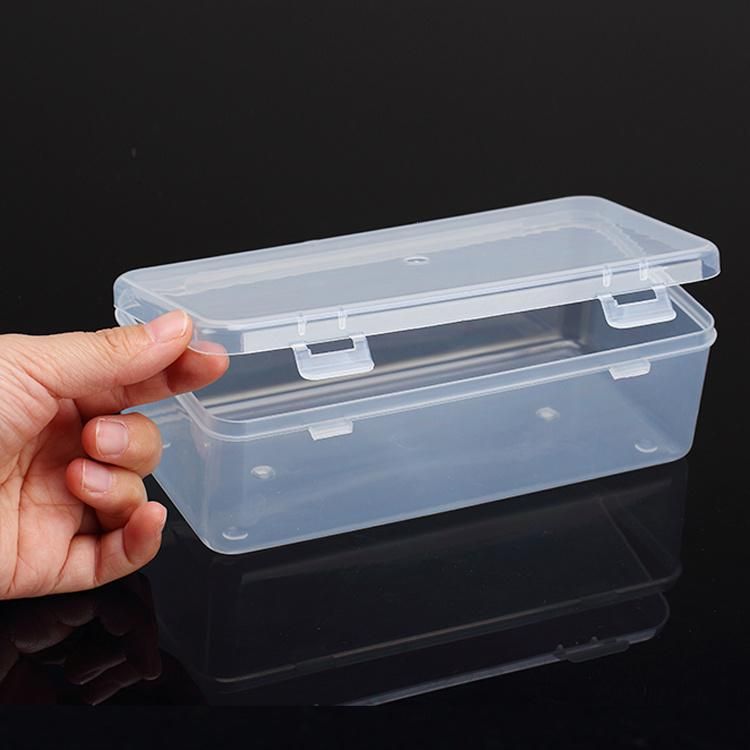 Foldable with Lid Plastic Storage Box Organiser Case for Electronics