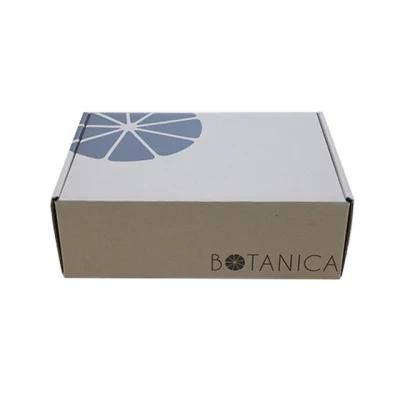 E Flute Corrugated Paper Box with Silver Hot Stampping Hat Box