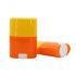 High Quality Hot Stamping Orange Bulk Packaging Sunscreen Stick