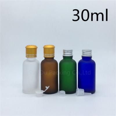 Travel Bottle 30ml Green Blue Amber Glass Bottle